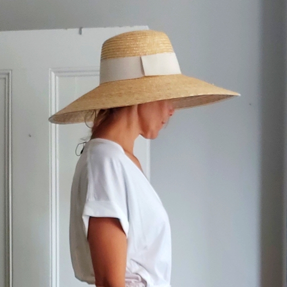 Love&Lore Accessories - Love & Lore Broad Rim Wicker Hat